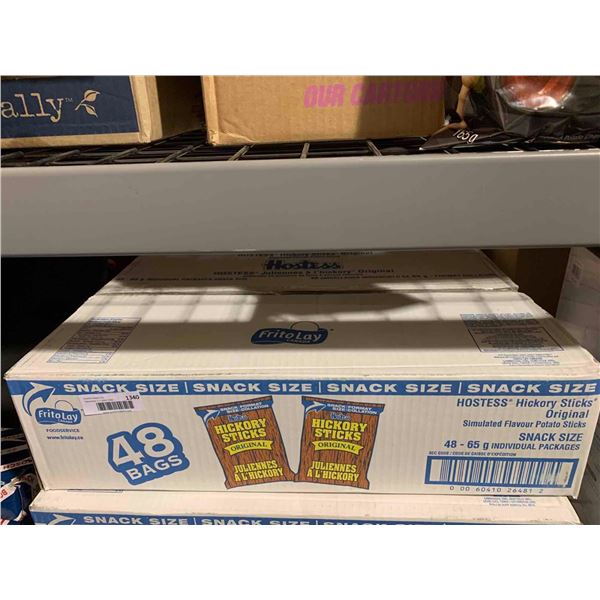 CASE LOT Frito Lays Hickory Sticks Original 48 x 65g bags