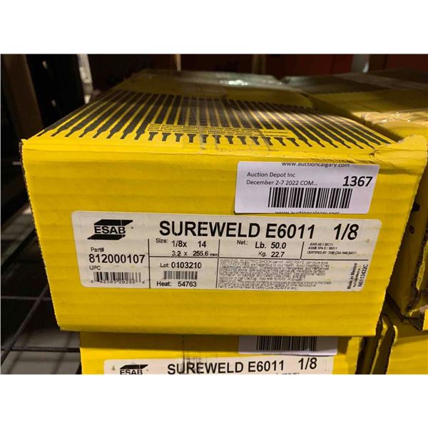 Sureweld E6011 1/8 Welding Rods 22.7 Kg