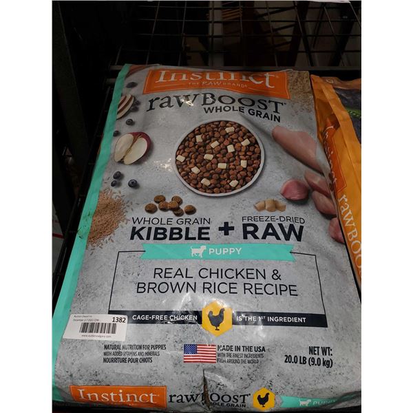 Instinct Kibble + Raw, Whole Grain Puppy Kibble 20Lbs