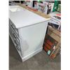 Image 8 : Ove 42" Bathroom Vanity - White - 4 Drawer, 2 Cupboard & 1 Toothbrush Cubby. 42L x 22D x 35T floor m