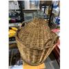 Image 2 : Vintage Large Glass Demijohn "Bonbonne" Wicker Wine Bottle