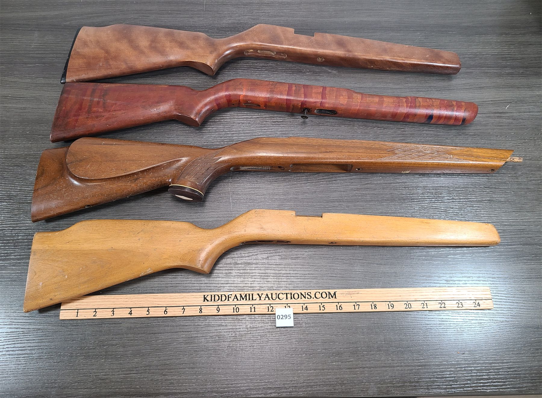 LOT OF 4 - MISC WOODEN GUN STOCKS