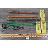 Image 1 : LOT OF 5 - CLEANING ROD, 3x PISTOL 9MM BRONZE BRUSH AND 22 CAL BORE SNAKE