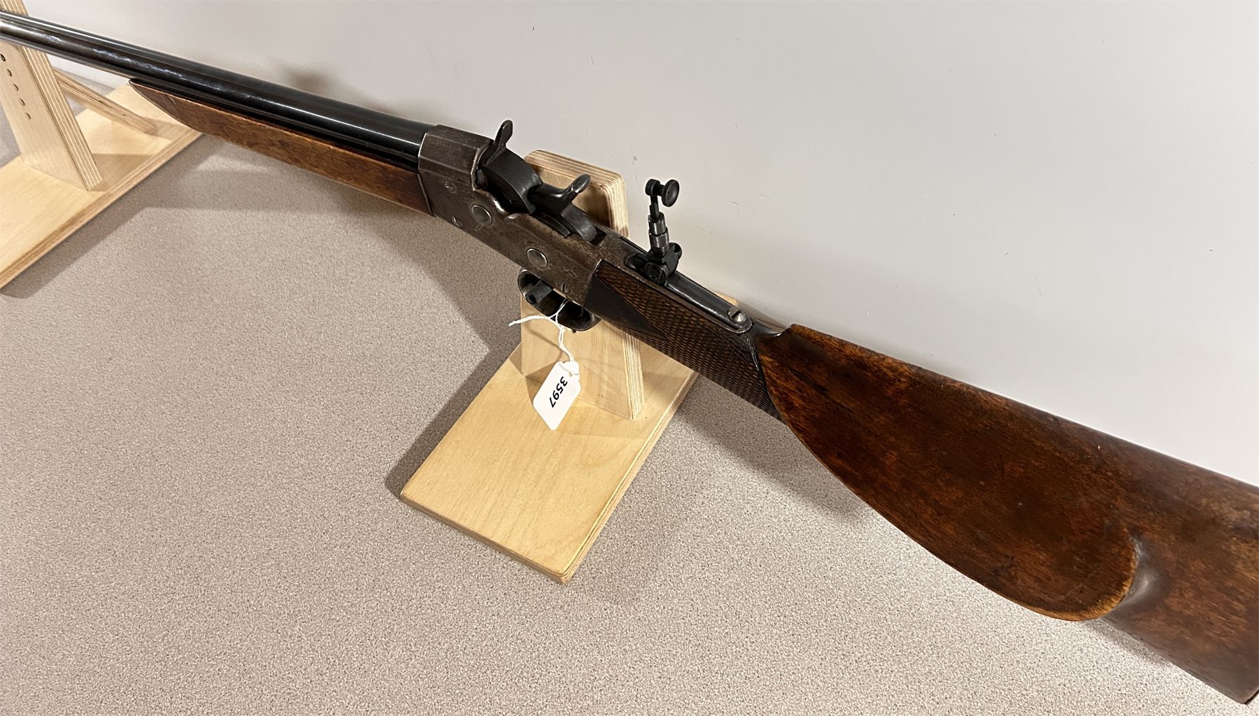 REMINGTON (?) ROLLING BLOCK IN .256 WIN MAG