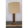 Image 1 : 1930 ARTILLERY SHELL DESK LAMP - 25 INCH TALL - WORKNG WHEN TESTED 