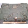 Image 2 : 1945 STEEL AMMO CASE W/ HINGED LID - 11 x 15.5 x 25 INCHES 