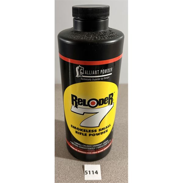 POWDER: 1 LB RELOADER 7 - SEALED - Kidd Family Auctions