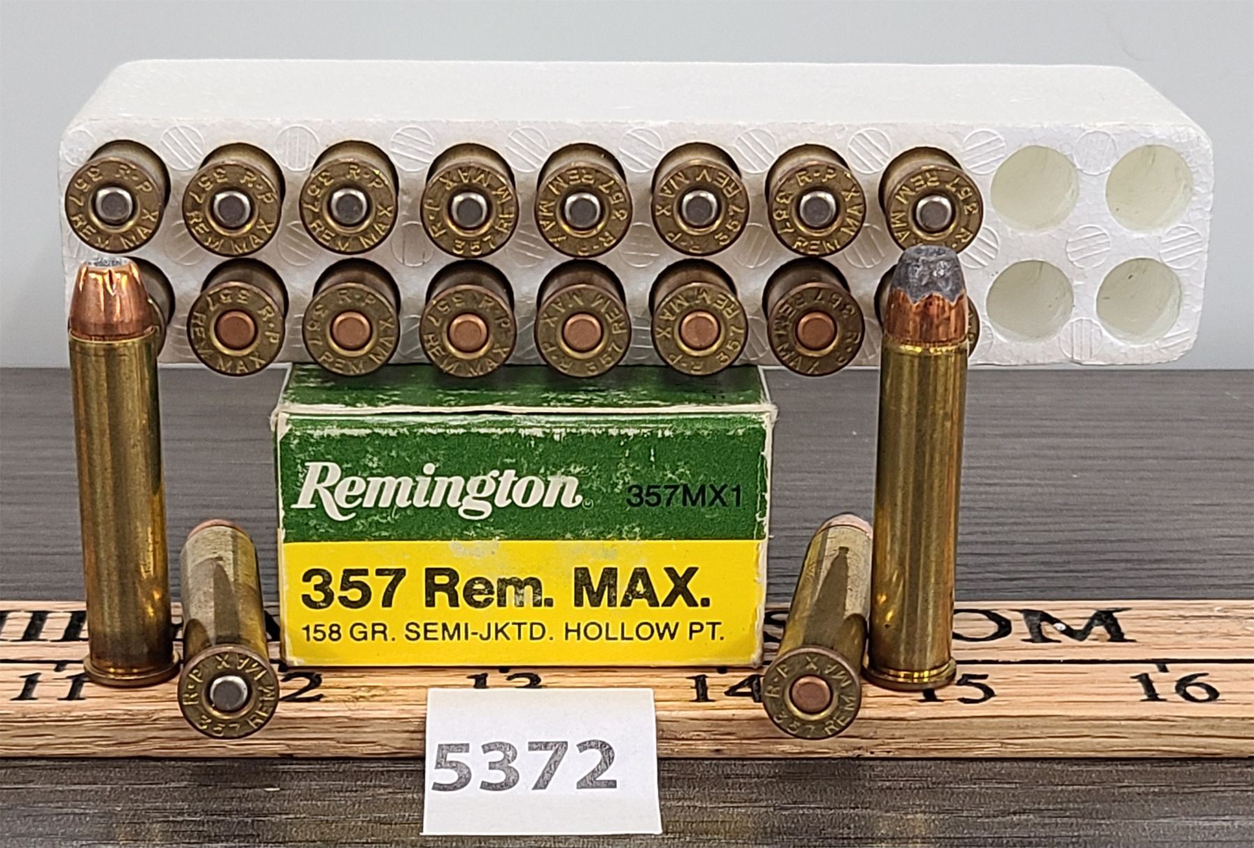 357 Maximum AMMO: 20X REMINGTN 357 REM MAX. 158GR SEMI-JKTD HOLLOW POINT - Kidd ...