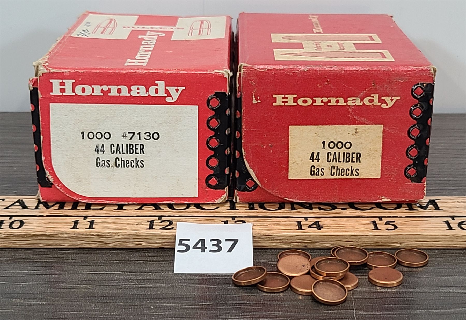 GAS CHECKS APPROX 1500 HORNADY 44 CAL Kidd Family Auctions gas-checks-approx-1500-hornady-44-cal-kidd-family-auctions