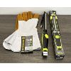 Image 1 : LOT OF 2 - XL WELDING GLOVES & LED LIGHT - AS NEW 
