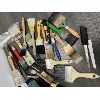 Image 2 : JOB LOT - MISC PAINT BRUSHES (SOME AS NEW), WORK SEAT