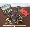Image 1 : JOB LOT - CRAFTEX NAIL GUN - MISC SCREWDRIVERS - 31PC RATCHET SOCKET SET - ETC 