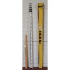 Image 1 : FIRECORE 16 FOOT ALUMINUM GRADE ROD - TELESCOPIC W/ BUBBLE LEVEL 