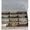 Image 2 : LOT OF 3 - PARTS BINS W/ MISC NAILS AND SCREWS