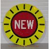 Image 1 : LARGE SINGLE SIDED "NEW" SIGN - 35in DIA