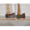 Image 2 : LOT OF 2 - WOODEN HAND AXES - 5 INCHES