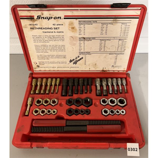 SNAP-ON RE-THREADING SET - Kidd Family Auctions