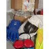 Image 2 : JOB LOT - PPE EQUIPMENT - INCL. VEST, COVERALLS, GLOVES, FACE SHIELD, EAR PLUGS & ETC. 