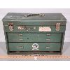 Image 2 : LOT OF 2 - TOOL BOXES - LARGEST 8.5 x 13.5 x 20 INCHES 