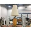 Image 1 : 3 TABLE LAMPS-MID CENTURY MODERN SPAGHETTI GLASS LAMP & 2 CONTEMPORARY GLASS TUBE LAMPS