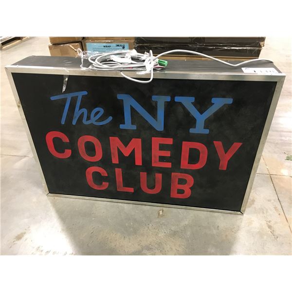 THE NY COMEDY CLUB LIGHTED SIGN