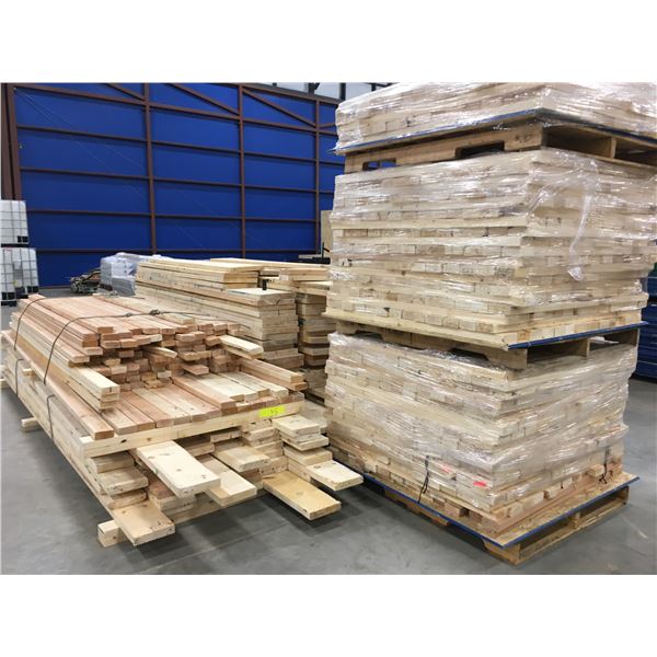 Assorted Boards 3 LARGE STACKS OF ASSORTED BOARD LUMBER