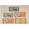 Image 2 : 5-1979 BANK OF CAMBODIA BILLS: 2-.2 REALES, 2-.5