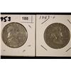 Image 1 : 1953 & 1953-D SILVER FRANKLIN HALF DOLLARS