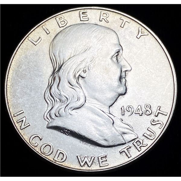 1948 Franklin Silver Half Dollar MS64