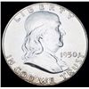 Image 1 : 1950 Franklin Silver Half Dollar MS65