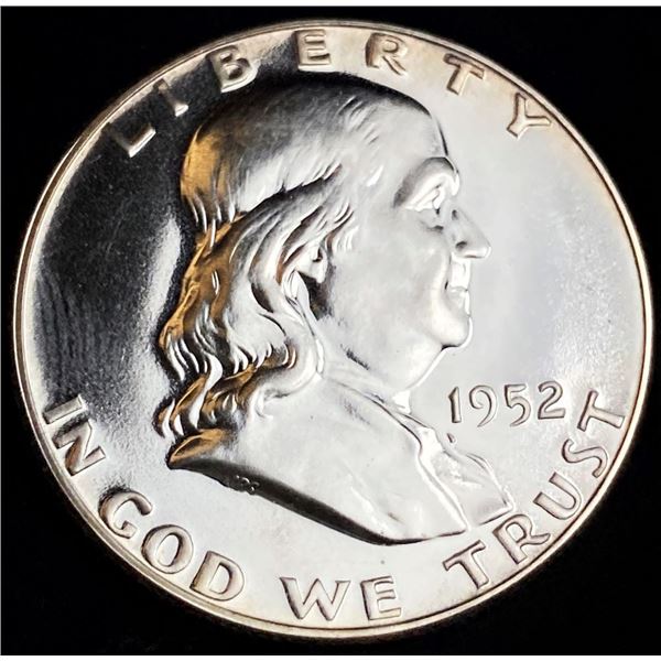 1952 Franklin Silver Half Dollar PR66