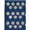 Image 1 : 1947-1954 Washington 90% Silver Quarter Page (21-coins)