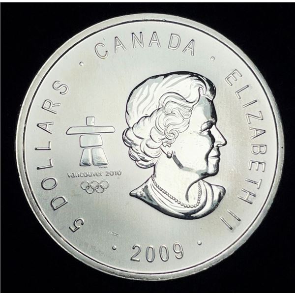 2009 Canada $5 2010 Vancouver Olympic 1 ozt .999 Silver