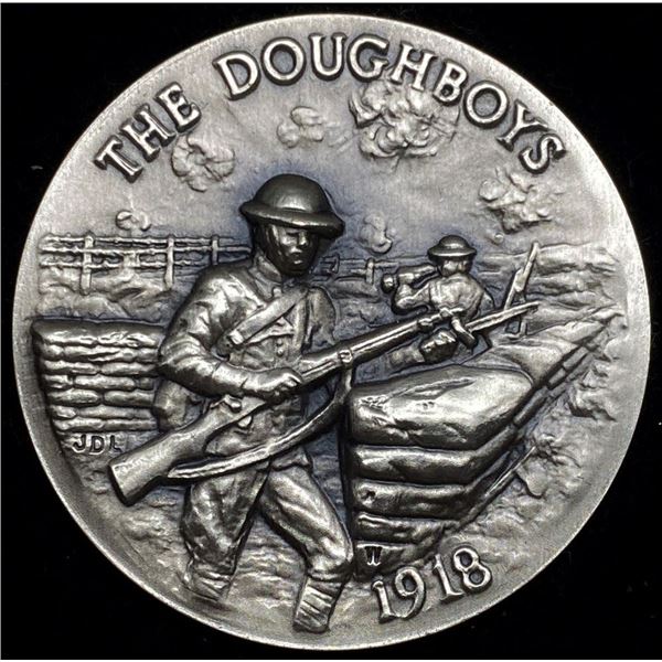 1918 The Doughboys Longines Symphonette Sterling Silver