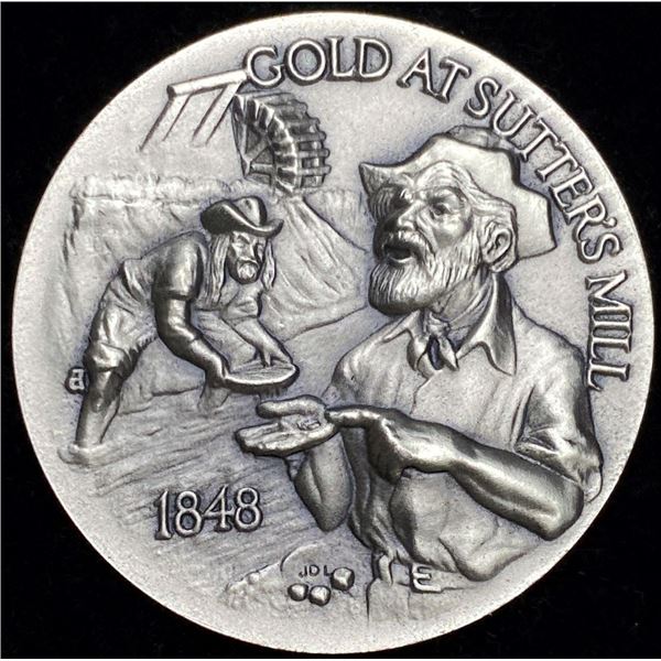 1848 Gold At Sutter's Mill Longines Sterling Silver