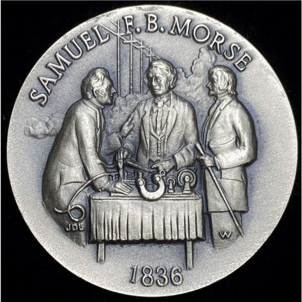 1836 Samuel F.B.Morse Longines Sterling Silver Medal