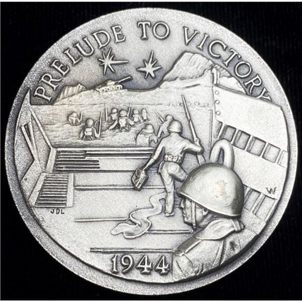 1944 "Prelude To Victory" Longines Symphonette Sterling Silver