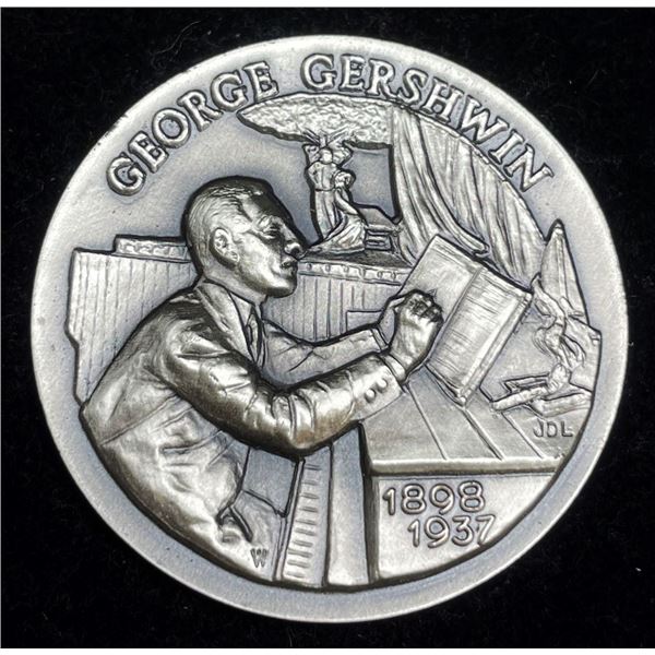 1898-1937 "George Gershwin" Longines Symphonette Sterling Silver