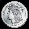 Image 1 : 1990 Morgan Dollar Design 1 ozt .999 Silver