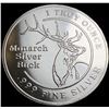 Image 1 : Monarch Precious Metals Silver Buck Proof 1 ozt .999 Silver