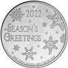 Image 2 : 2022 Season's Greetings Snowman Silver 1 ozt