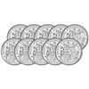 Image 1 : (10) 2022 Season's Greetings Snowman Silver 1 ozt
