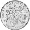 Image 2 : (10) 2022 Season's Greetings Snowman Silver 1 ozt