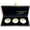 Image 2 : Phenomenally Rare 1937 Arkansas Silver Commemorative Original Set (3-coins)