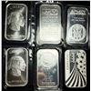 Image 1 : (6) Assorted 1 ozt .999 Silver Bars