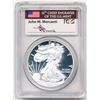Image 2 : 2015-W Proof American Silver Eagle Signed By John M. Mercanti PCGS PR70DCAM