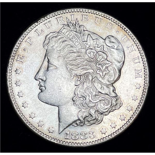 1883-S Morgan Silver Dollar AU58