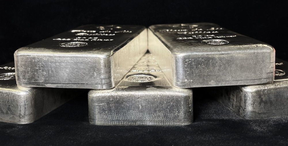 Fleur De Lis Poured .999 Silver Proof 50 ozt Bars (10bars)