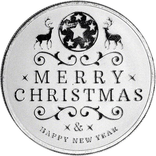 2022 ASAHI Merry Christmas & Happy New Year Silver 1 ozt