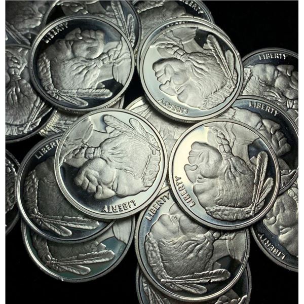 (1000-coins) Buffalo .999 Silver 1 ozt. Rounds
